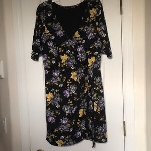 Abercrombie &  Fitch Floral Black Dress